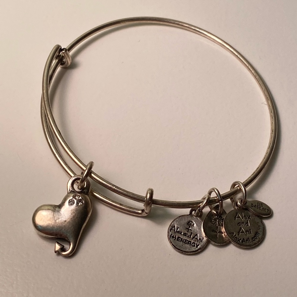 Alex and Ani heart bangle